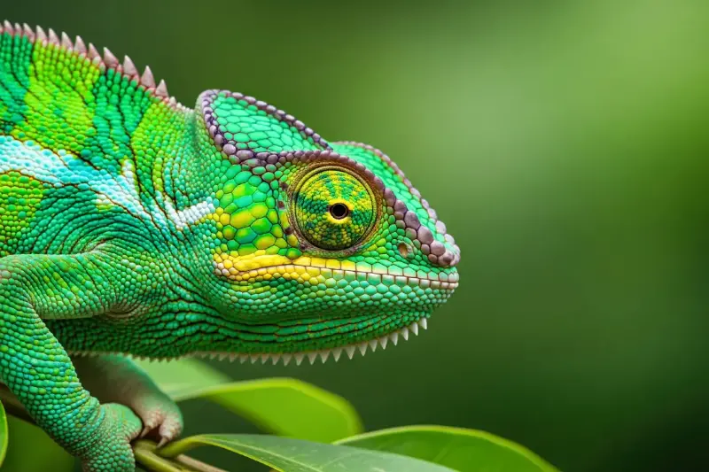 變色龍皮下光子晶體調色