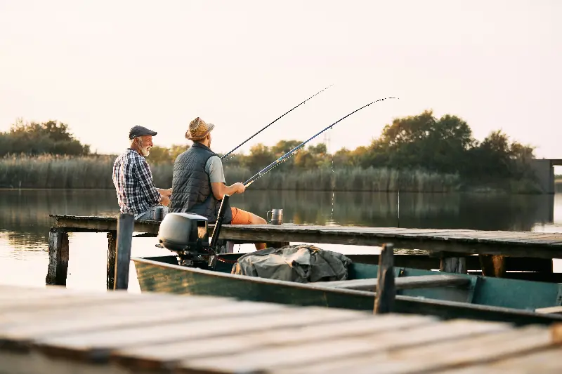 Escape To Serenity: Discover The Joy Of Relaxing Weekend Fishing By Tranquil Blue Lakes