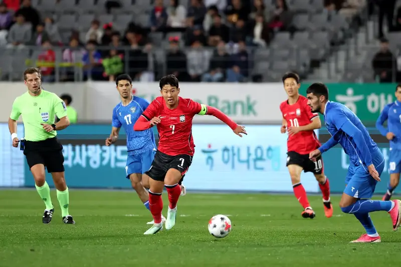 Son Heung-min’s Brilliant Free Kick Inspires South Korea’s Victory Over Uzbekistan