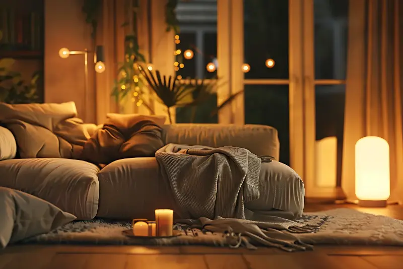 Creating a Cozy Home Atmosphere through the Magical Warmth of Soft Yellow Interior Lighting