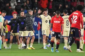 With Tense Win Against Osasuna, Barcelona Stand Just Steps Away From League Triumph