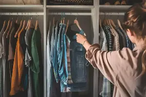 تقنية التعليق العكسي لترتيب الخزانة.. كيف تخلصك من الفوضى خلال 60 يوماً؟