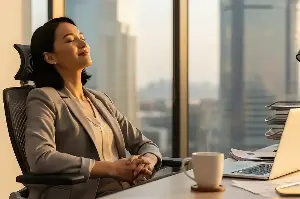 Discover The Surprising Benefits Of Trying Meditation Right At Your Workstation
