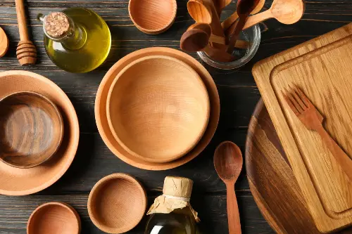 Lengkapkan Gaya Dapur Moden dengan Set Pinggan Mangkuk Kayu Aesthetic: Pilihan mesra alam, rekaan semula jadi yang elegan dan selamat digunakan untuk hidangan istimewa di rumah anda