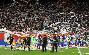 Crystal Palace celebrate one of Selhurst Park’s greatest nights