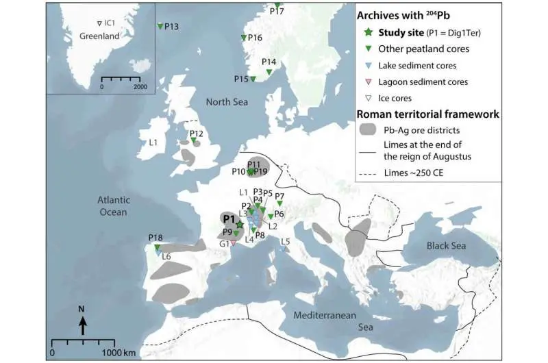 Peat bogs, the natural archives of mining fallout, reveal ancient Europe's hidden metal networks