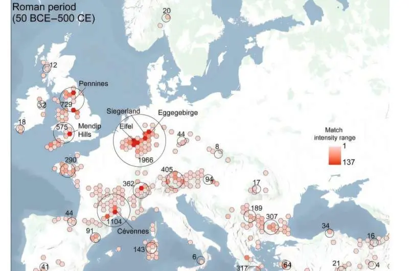 Peat bogs, the natural archives of mining fallout, reveal ancient Europe's hidden metal networks