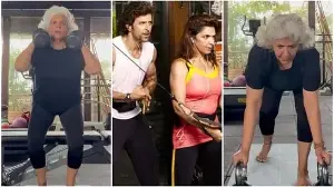 Hrithik Roshan's mother Pinkie Roshan shares inspiring workout videos to show how she stays fit in her 70s: Watch