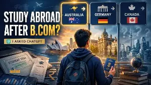 I asked ChatGPT: ‘Should I study abroad after my B Com?’ AI exposes the truth about MBA prospects, chooses best options