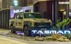 THACO 'teases' the KIA Tasman pickup truck; will it be distributed in Vietnam?