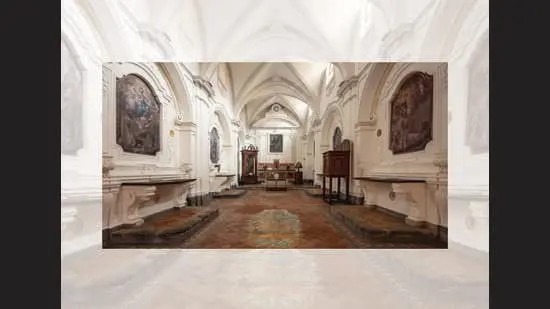 The hotel still resembles a monastic structure, with walls that are a thousand years old.