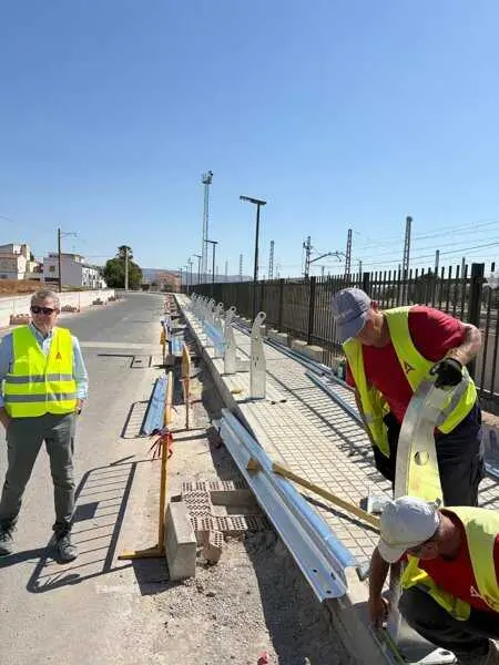 La Diputación invierte 248.400 euros en mejorar el drenaje de la carretera MA-4403 en Bobadilla Estación