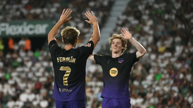 El FC Barcelona arranca la temporada con una manita; Adeyemi y Gordon, importantes desde el primer momento
