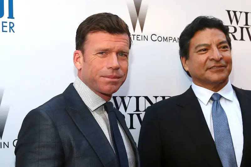 The claimant’s lawyers claim Gil Birmingham (right) was cast in ‘Yellowstone’ months after she suggested the actor for the project she pitched to Sheridan (Getty)