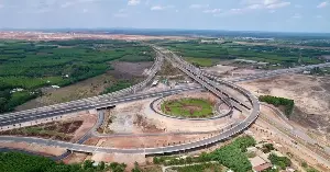 Connecting routes to Long Thanh Airport.