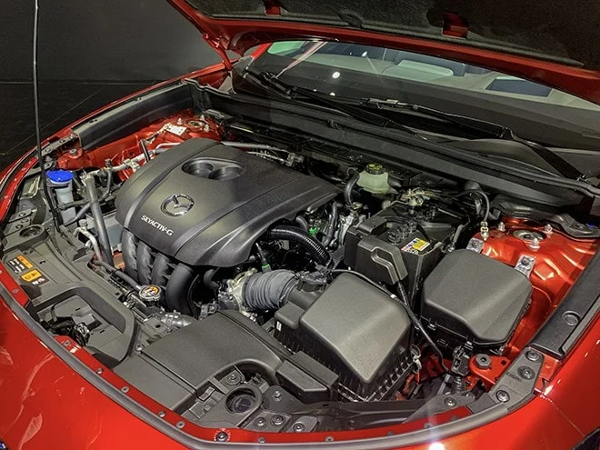 The Skyactiv-G engine in the Mazda CX-30