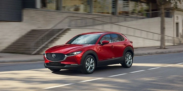 The 2026 Mazda CX-30 features a modern KODO design.