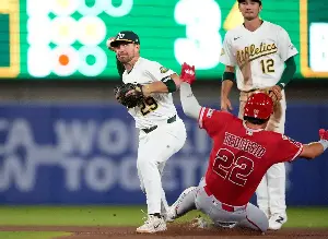 Walbert Ureña struggles, Mike Trout homers as Angels fall to A’s for 98th loss