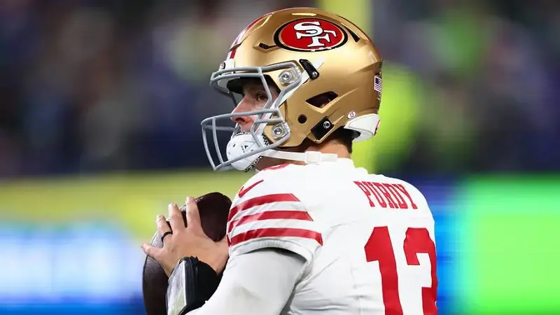 San Francisco 49ers quarterback Brock Purdy