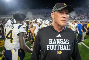Kansas football coach Lance Leipold weighs prospect of pros returning to college game