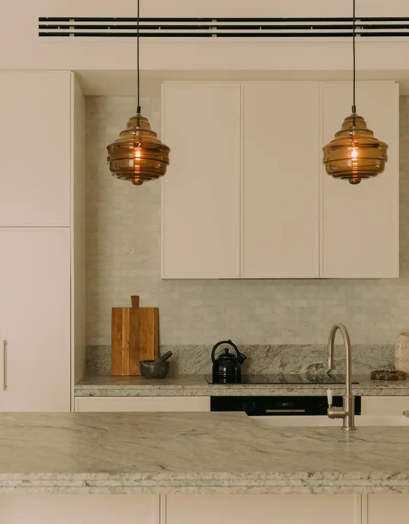 Investing in cooking utensils that double as serveware saves plenty of space. (Image credit: JVDK Studios. Design: Atelier Bond)