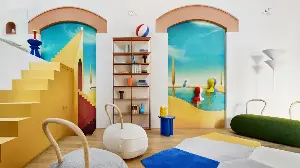 This studio apartment inspires imagination.