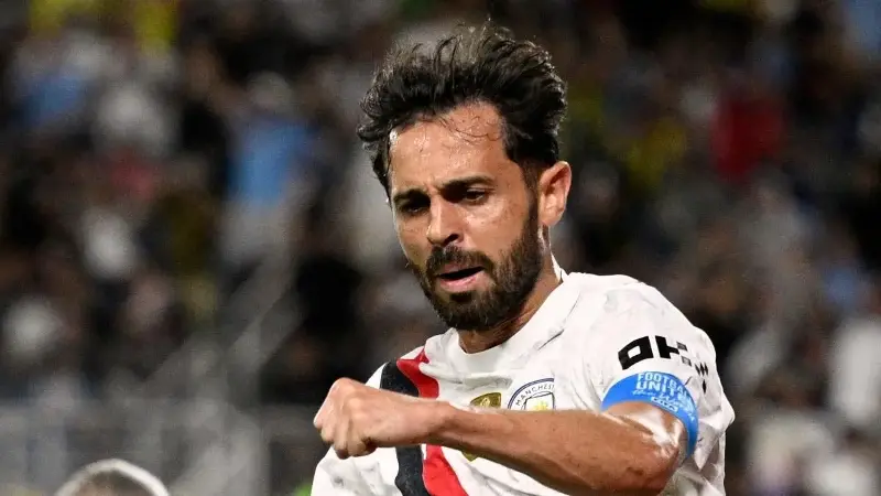 Bernardo Silva celebra el 1-0 ante el Al Hilal
