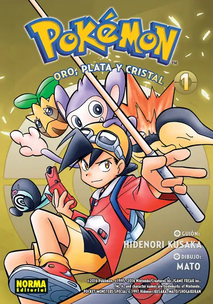 Manga Pokemon Oro Plata Cristal