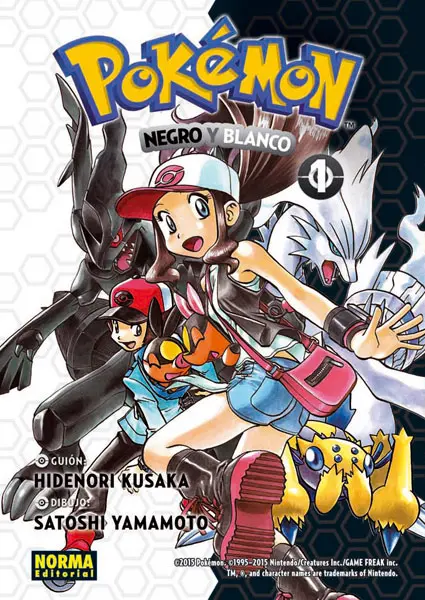 Manga Pokemon Negro y Blanco
