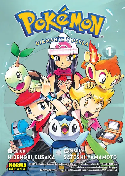 Manga Pokemon Diamante y Perla