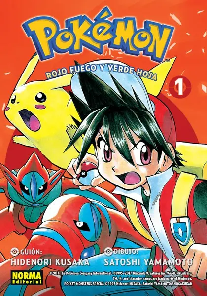 Manga Pokemon Rojo Fuego Verde Hoja