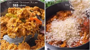 High-protein, low-carb chicken pulao: Try this nutritionist-approved recipe that swaps rice with this alternative