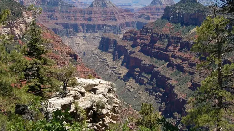 A view of Transept Canyon.