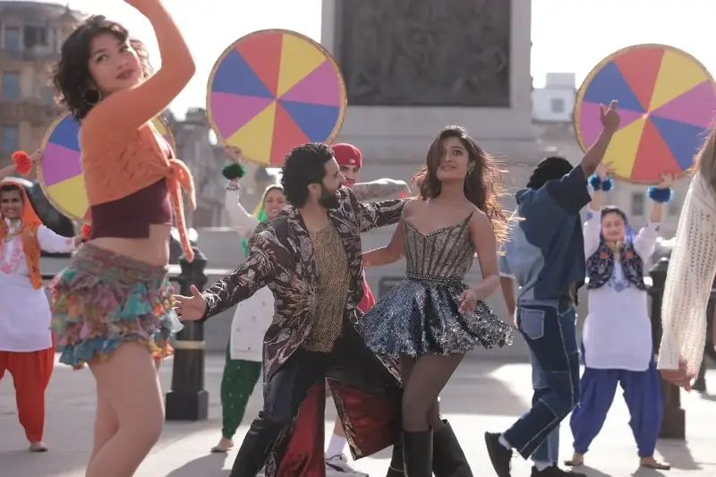 Raghav Juyal and Niharika NM in a still from Bhai Tera Star Hai.