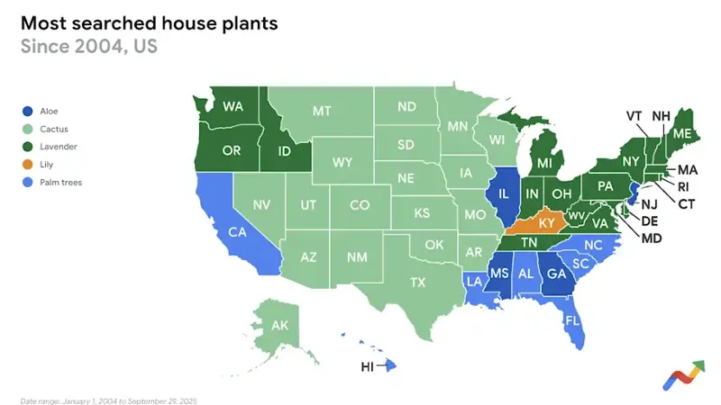houseplant map