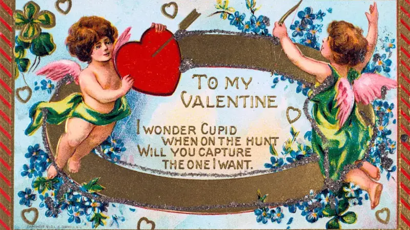 'To My Valentine', American Valentine card, c1908. Artist: Anon