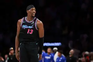 NBA: Miami's Bam Adebayo exits play-in game with injury