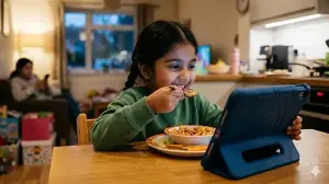 Mumbai surgeon warns about the dangers of kids eating while staring at a screen: ‘Fatty liver, insulin resistance…’