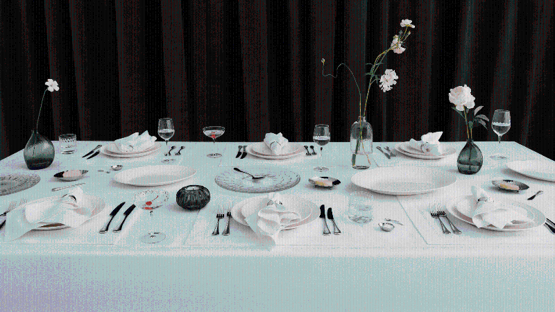 gif of Westwing x Victoria Beckham tableware collection