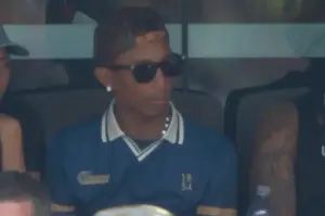 BBC commentator mistakes Pharrell Williams for ‘AKA Rocky’ in cringeworthy World Cup moment