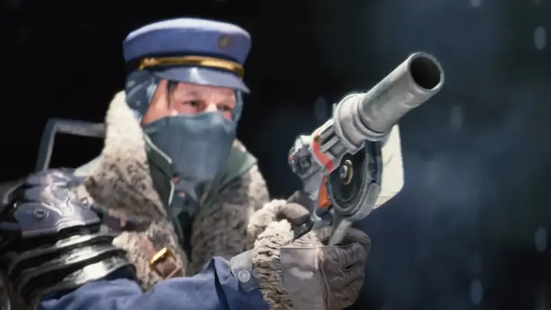 Arc Raiders player holding grenade launcher
