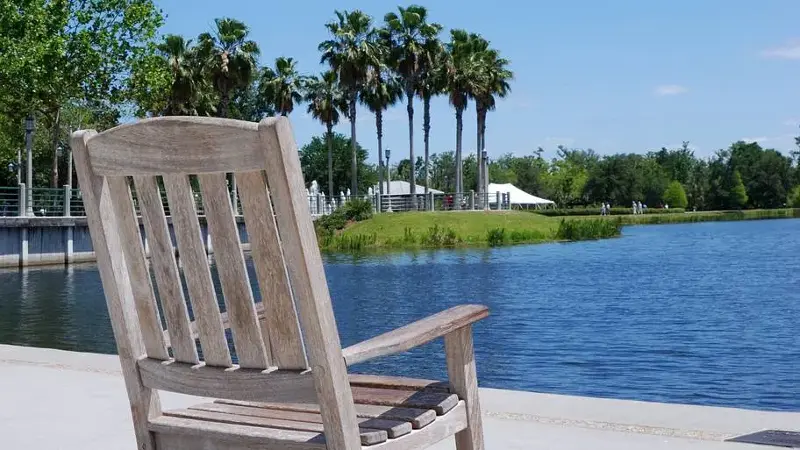 Rocking Chair on the Lake - Rest and Relaxation