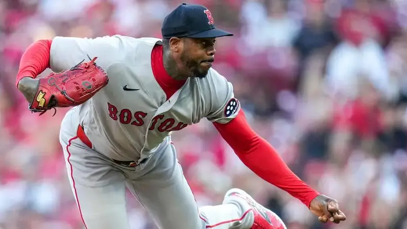 Boston Red Sox pitcher Aroldis Chapman