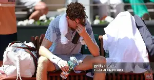 Sinner's downfall at Roland Garros: Losing to Cerundolo after leading 2-0.