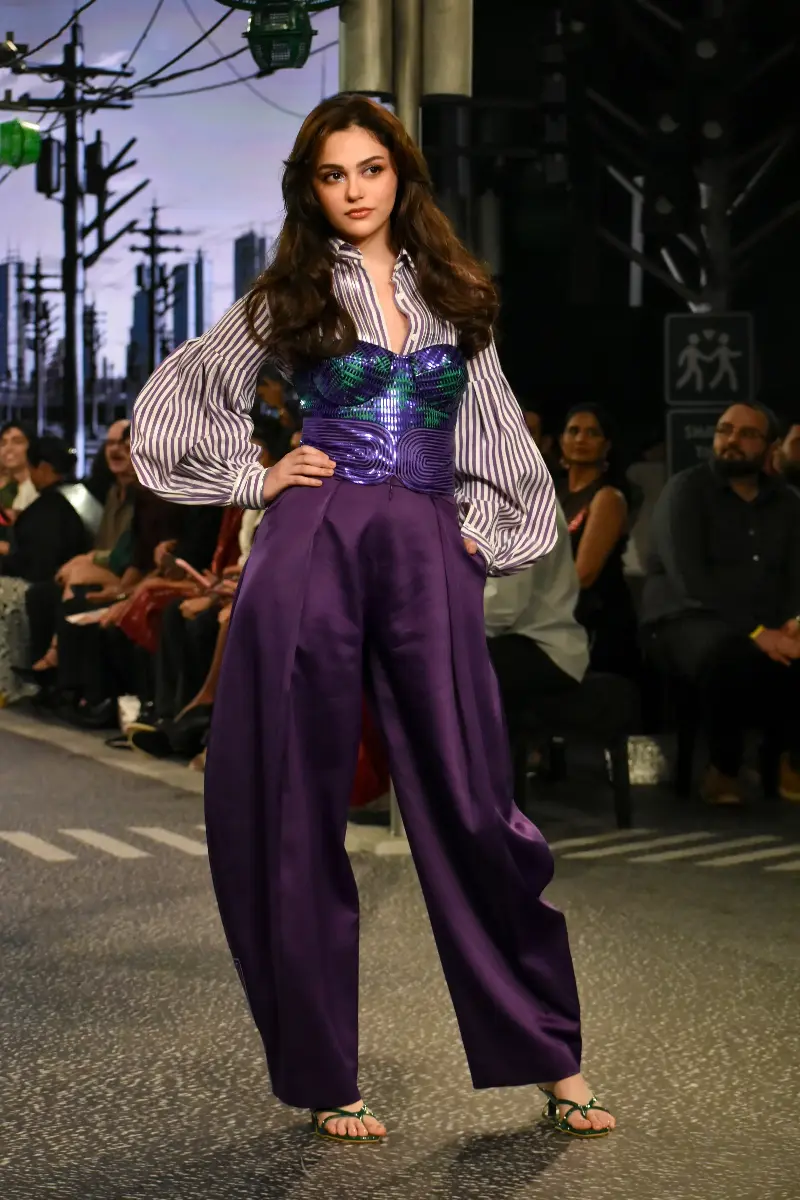 Bollywood actor Aneet Padda walks the ramp showcasing creations of Fashion Designer Amit Aggarwal during the Lakme Fashion Week x FDCI, in New Delhi, Sunday, Oct. 18, 2026 Bollywood actor Aneet Padda walks the ramp showcasing creations of Fashion Designer Amit Aggarwal during the Lakme Fashion Week x FDCI, in New Delhi, Sunday, Oct. 18, 2026