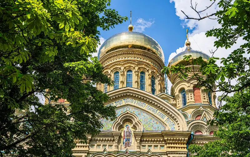 The Naval Orthodox Cathedral of Saint Nicholas in Liepaja - Alamy