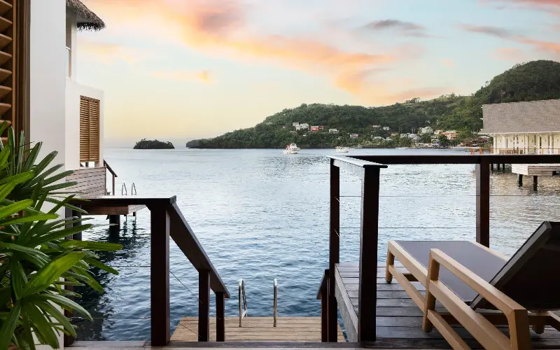 Elements at Sandals are reminiscent of a luxury cruise