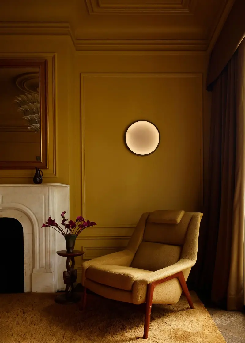 Unlike the bright sunshine yellows, ochre is a much deeper, richer, and warmer variation.  (Image credit: Adrian Gaut. Design: Crystal Sinclair)