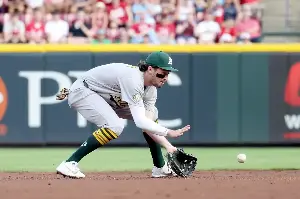 Athletics' Jacob Wilson makes MLB history at shortstop
