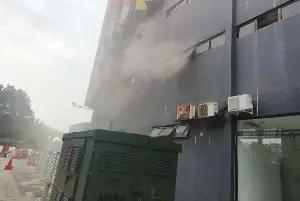Bilik penghawa dingin Kompleks PKNS terbakar
